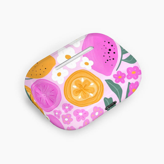 Pink Citrus Garden Earphone Case