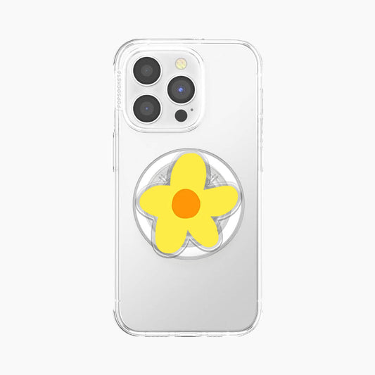 Yellow Flower Magnetic Phone Grip Holder Jellypine