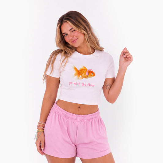 Go With the Flow Baby Tee