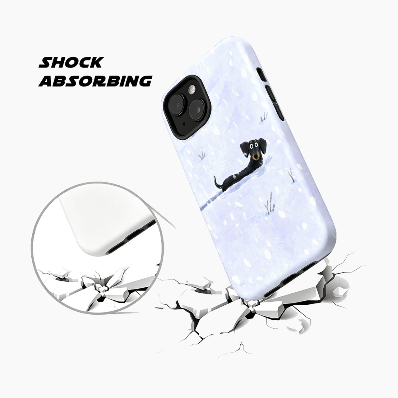 Snow Sausage Adventure Phone Case