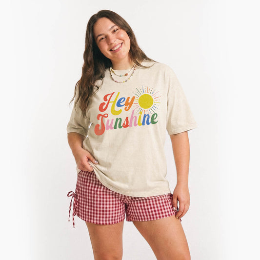 Hey Sunshine Washed Tees