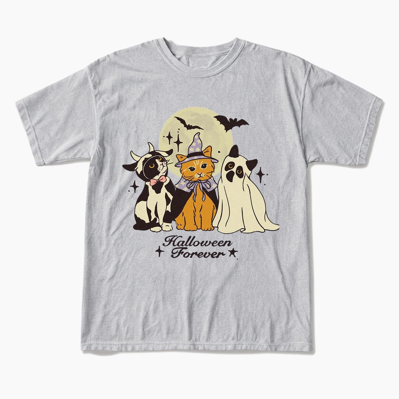 Cute Cats Costume Pumpkin Halloween T Shirts