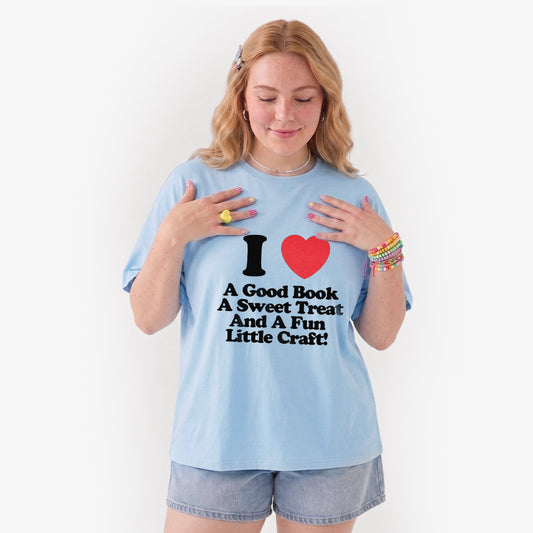 I Love Books Treats And Crafts T Shirts