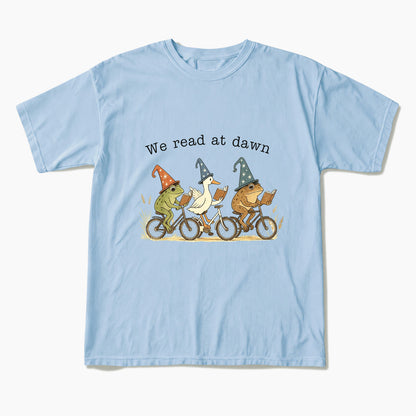 We Read at Dawn T Shirts