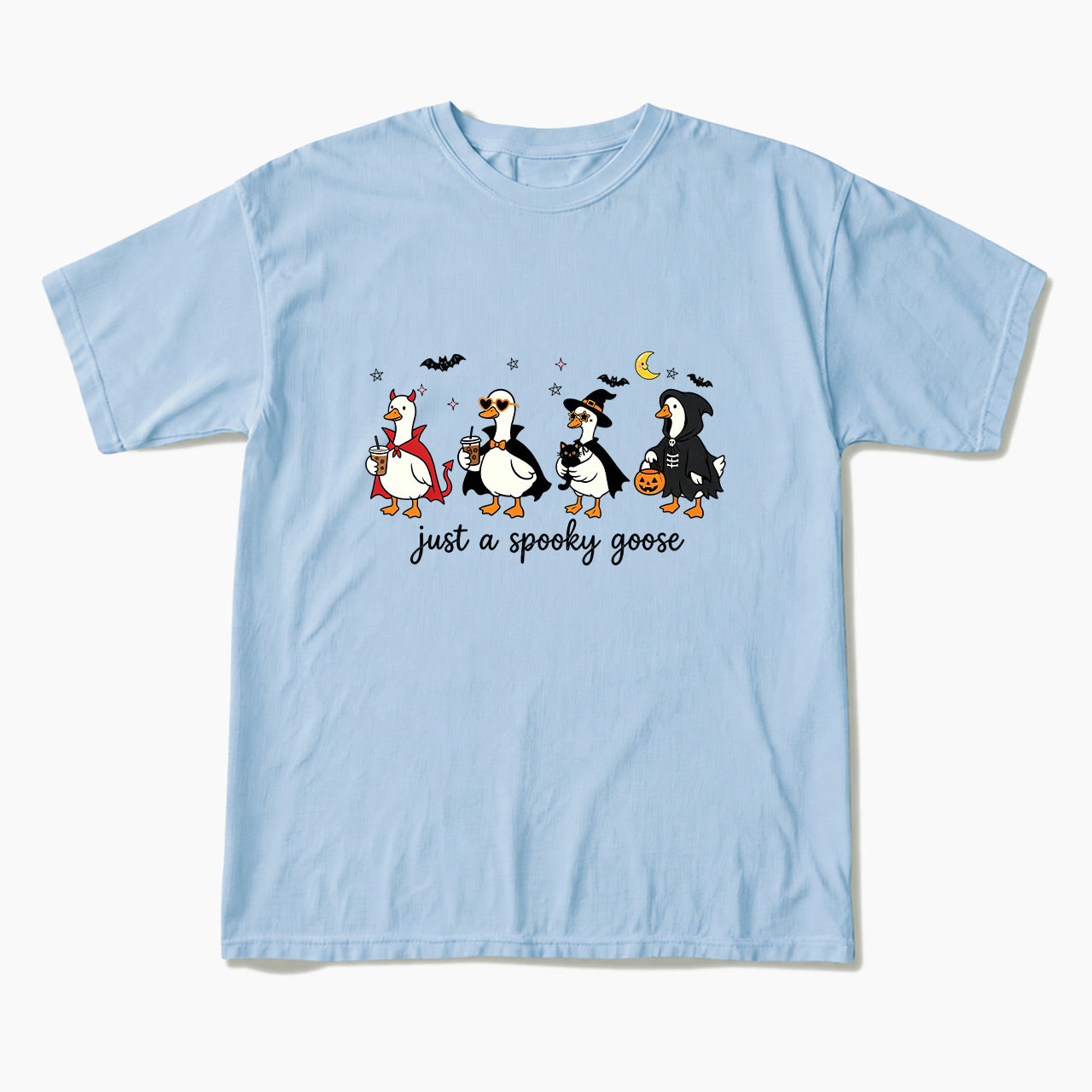Just a Spooky Goose Halloween T Shirts