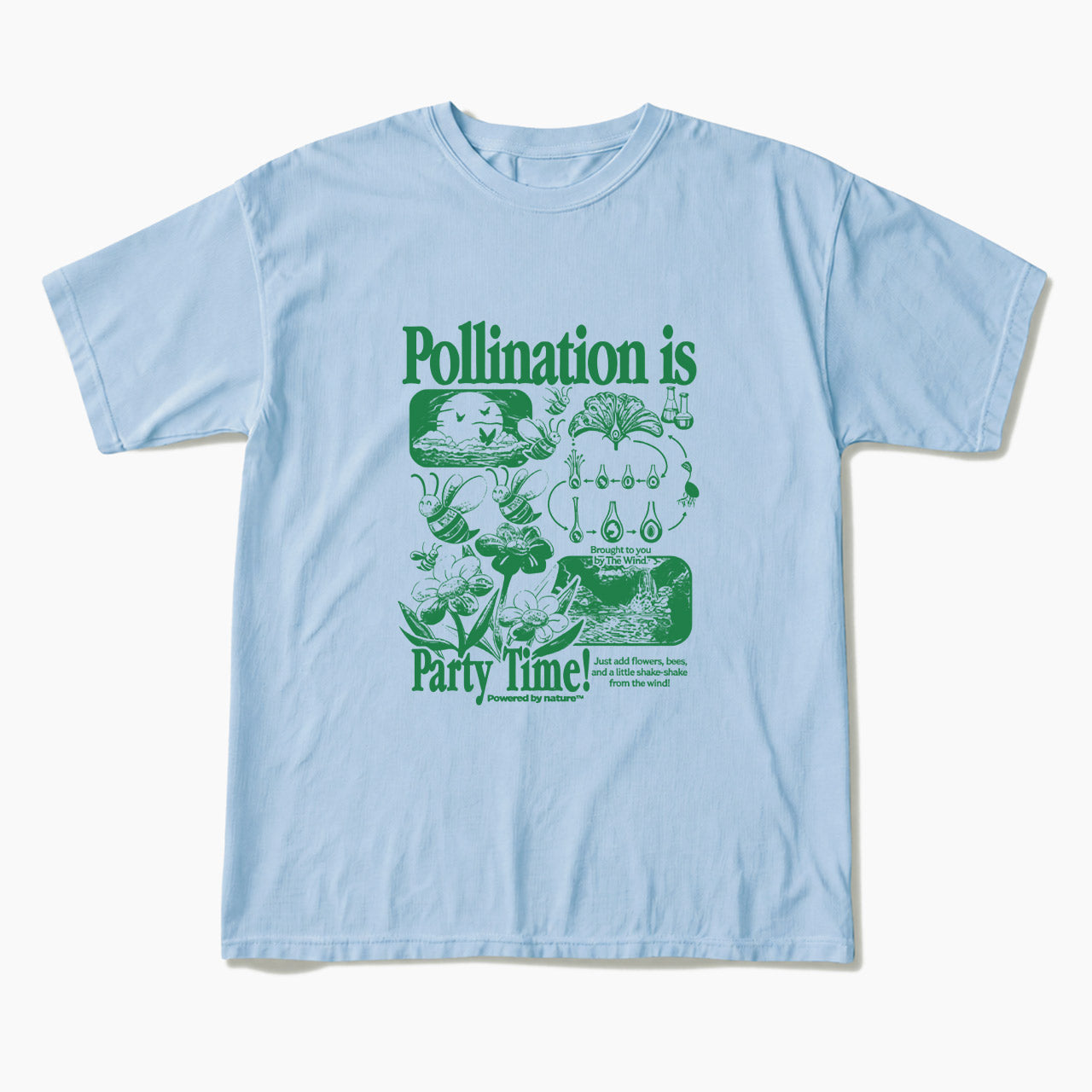 Bee Pollination Vintage T Shirts