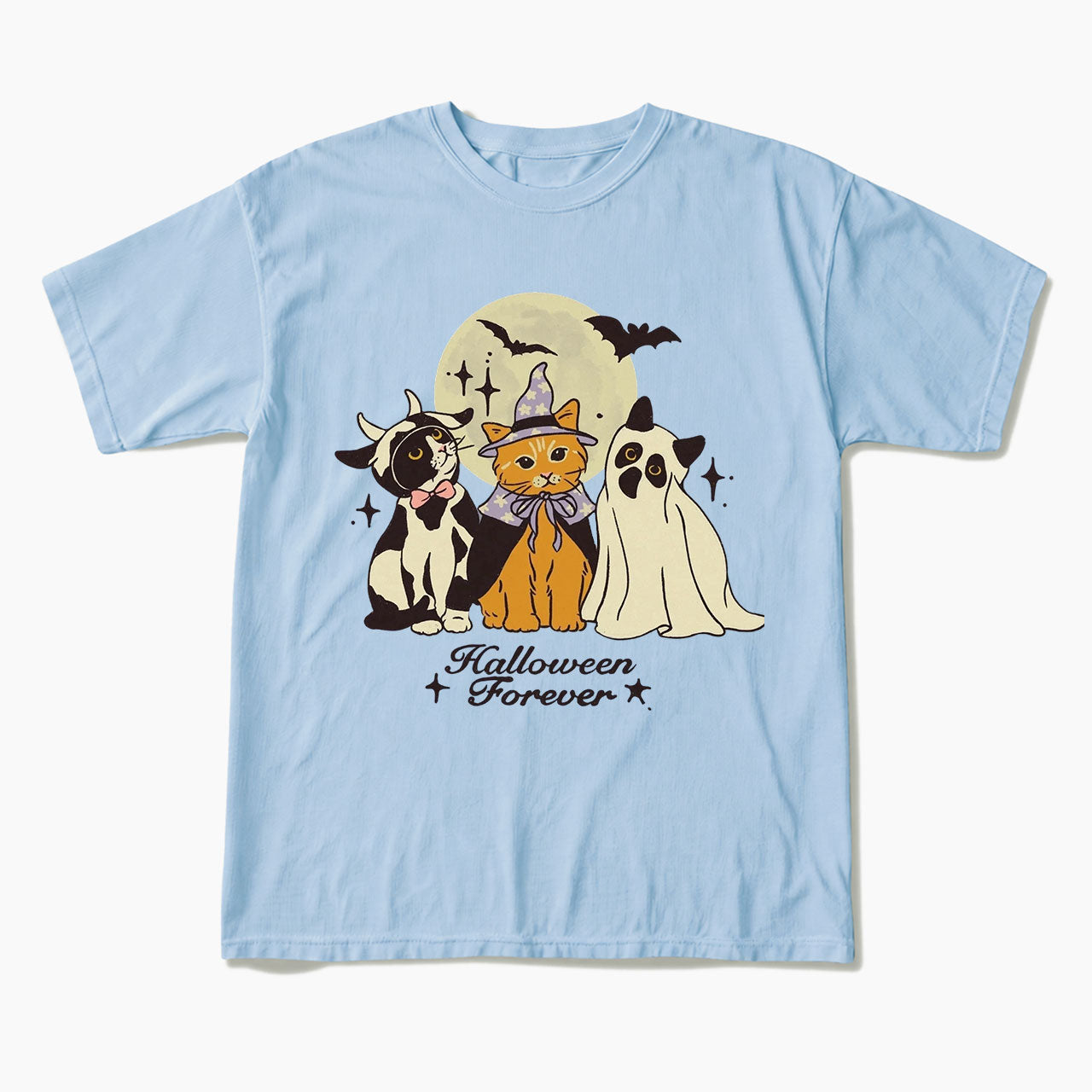 Cute Cats Costume Pumpkin Halloween T Shirts