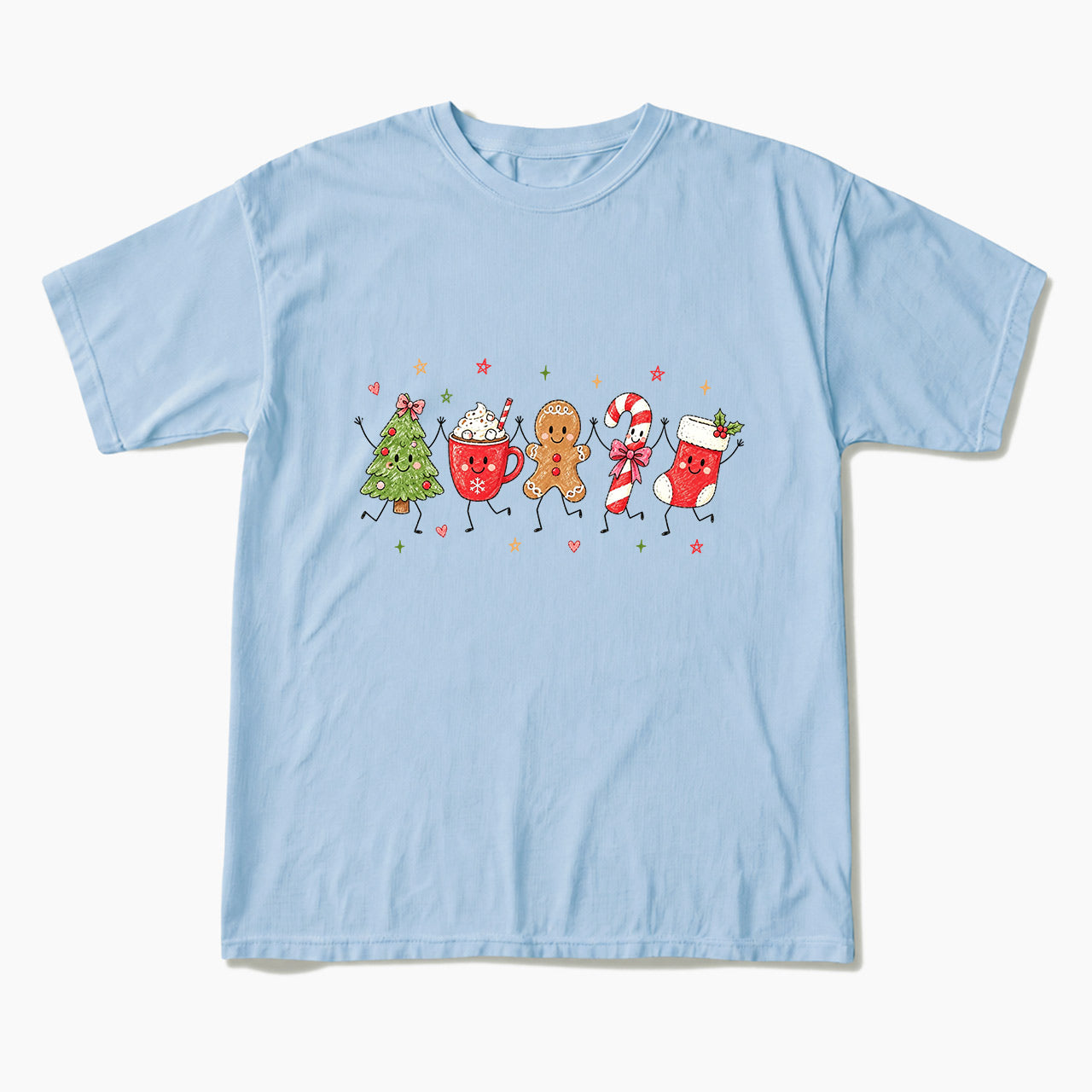 Cute Stick Figure Christmas T Shirts