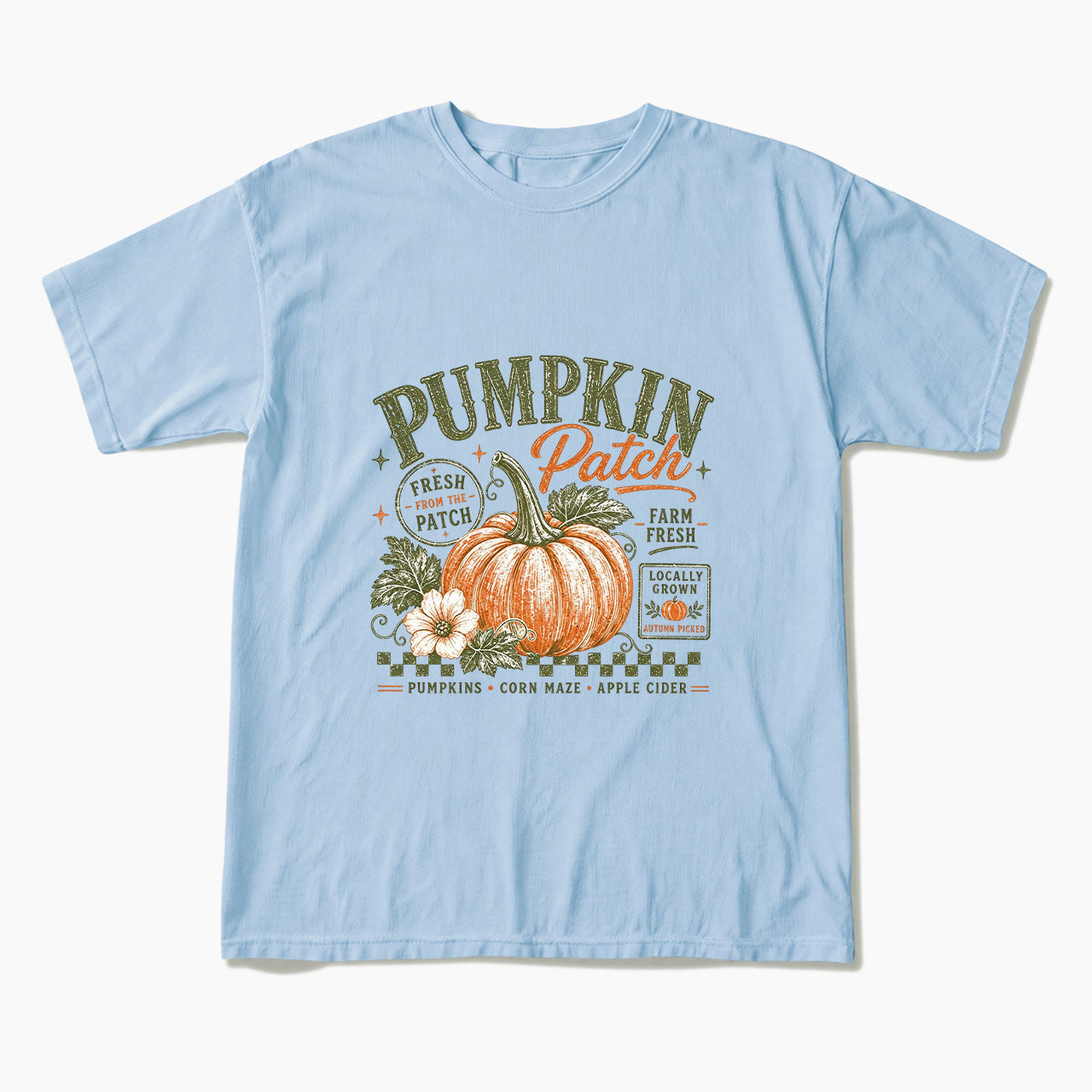 Retro Pumpkin Patch Halloween T Shirts