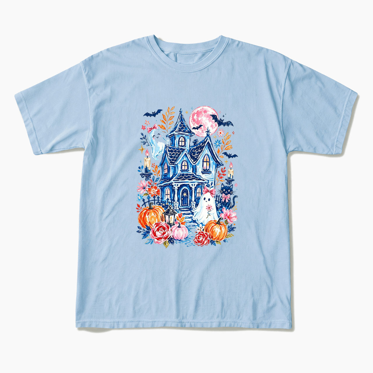Haunted House Halloween T Shirts