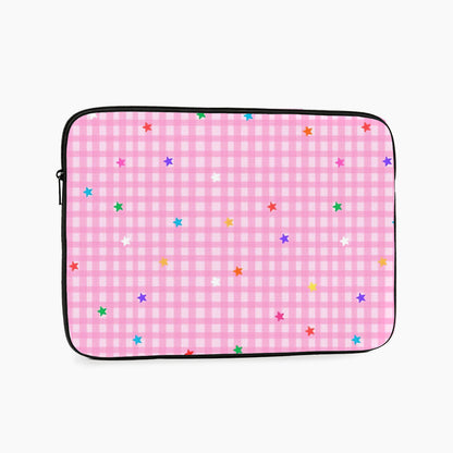 Starry Gingham Laptop Sleeve