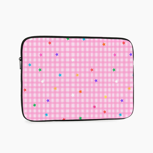 Starry Gingham Laptop Sleeve