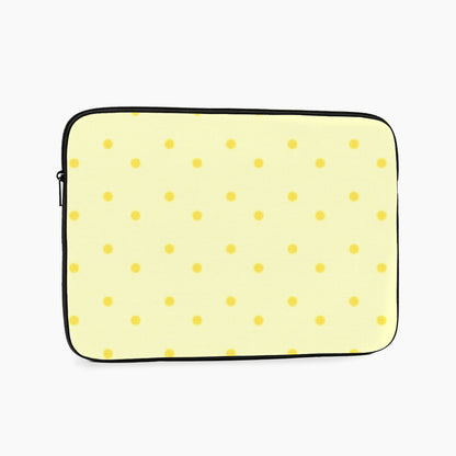 Sunny Lemon Dots Laptop Sleeve