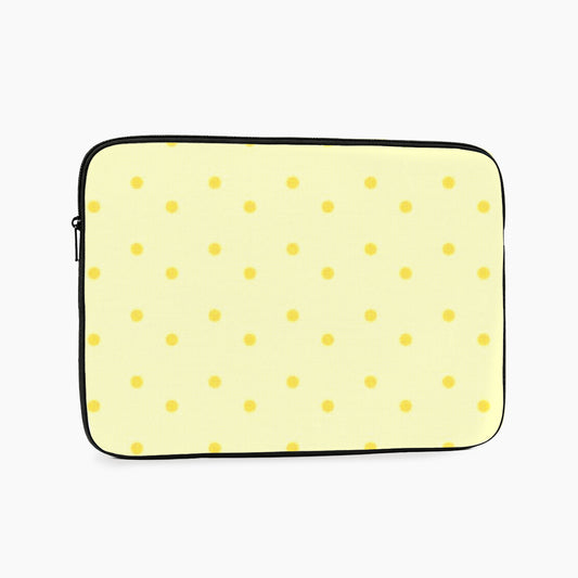 Sunny Lemon Dots Laptop Sleeve