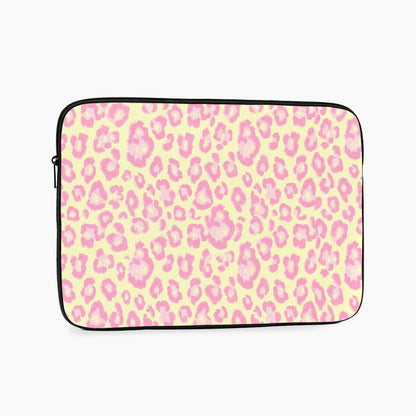 Pink Leopard Daydream Laptop Sleeve