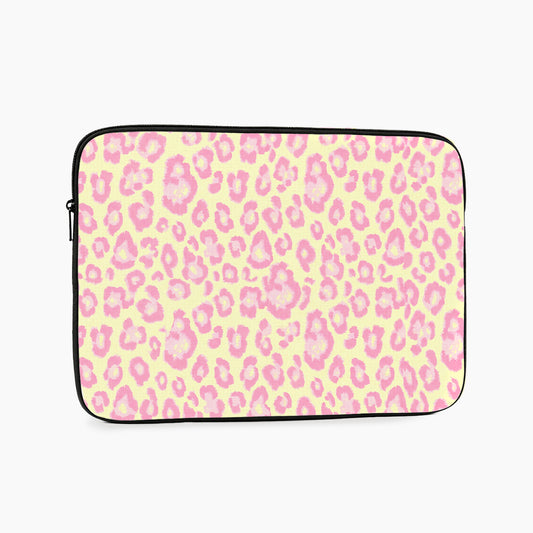 Pink Leopard Daydream Laptop Sleeve