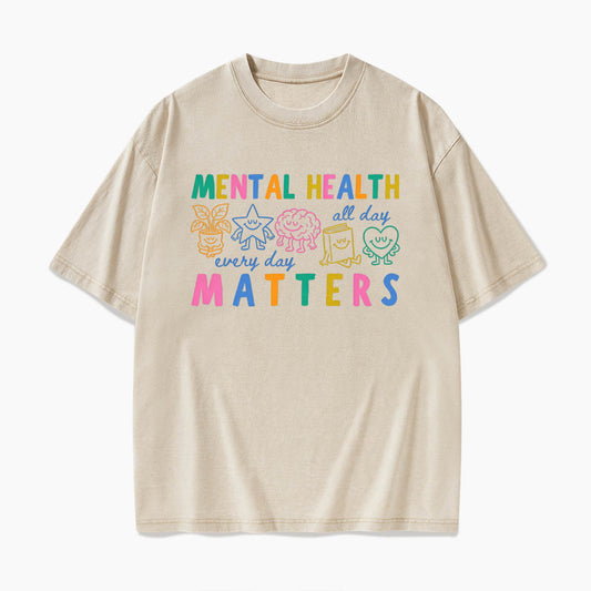 Mental Health Matters Washed Tees