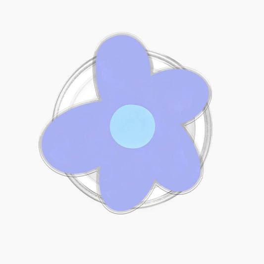 Soft Blue Flower Magnetic Phone Grip Holder Jellypine