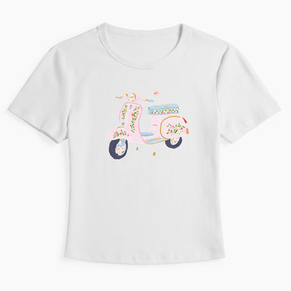 Blooming Ride Baby Tee