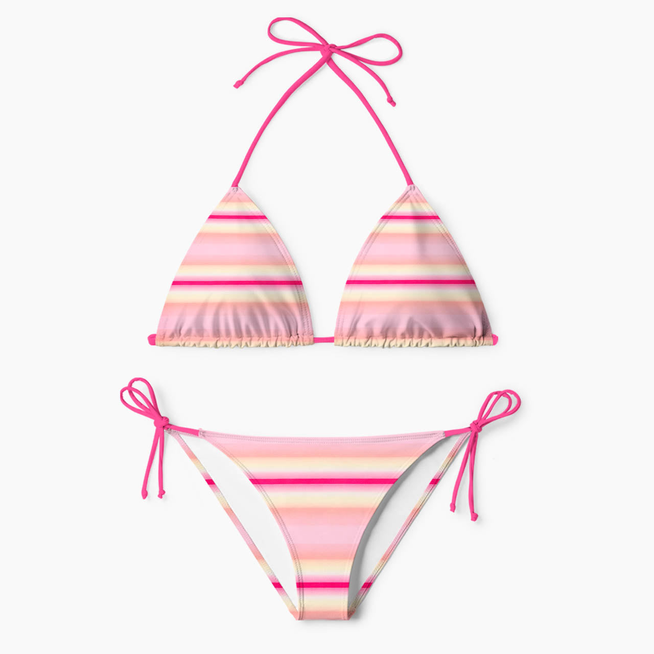 Strawberry Sorbet Print Bikini Set