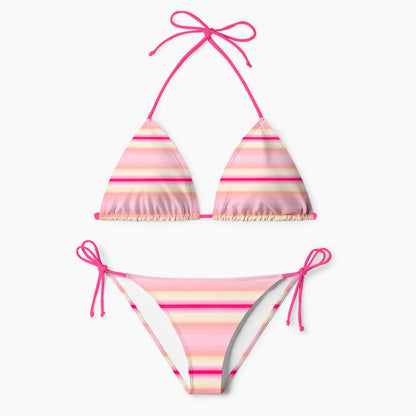 Strawberry Sorbet Print Bikini Set