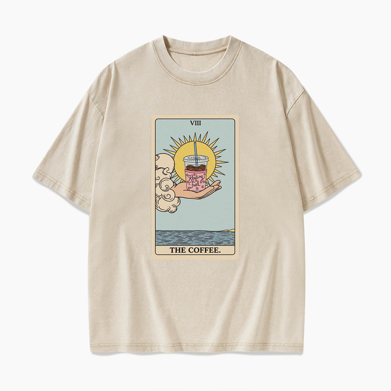 The COFFEE Tarot Card Washed Tees