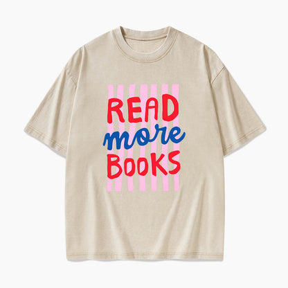 Read More Books Washed Tees