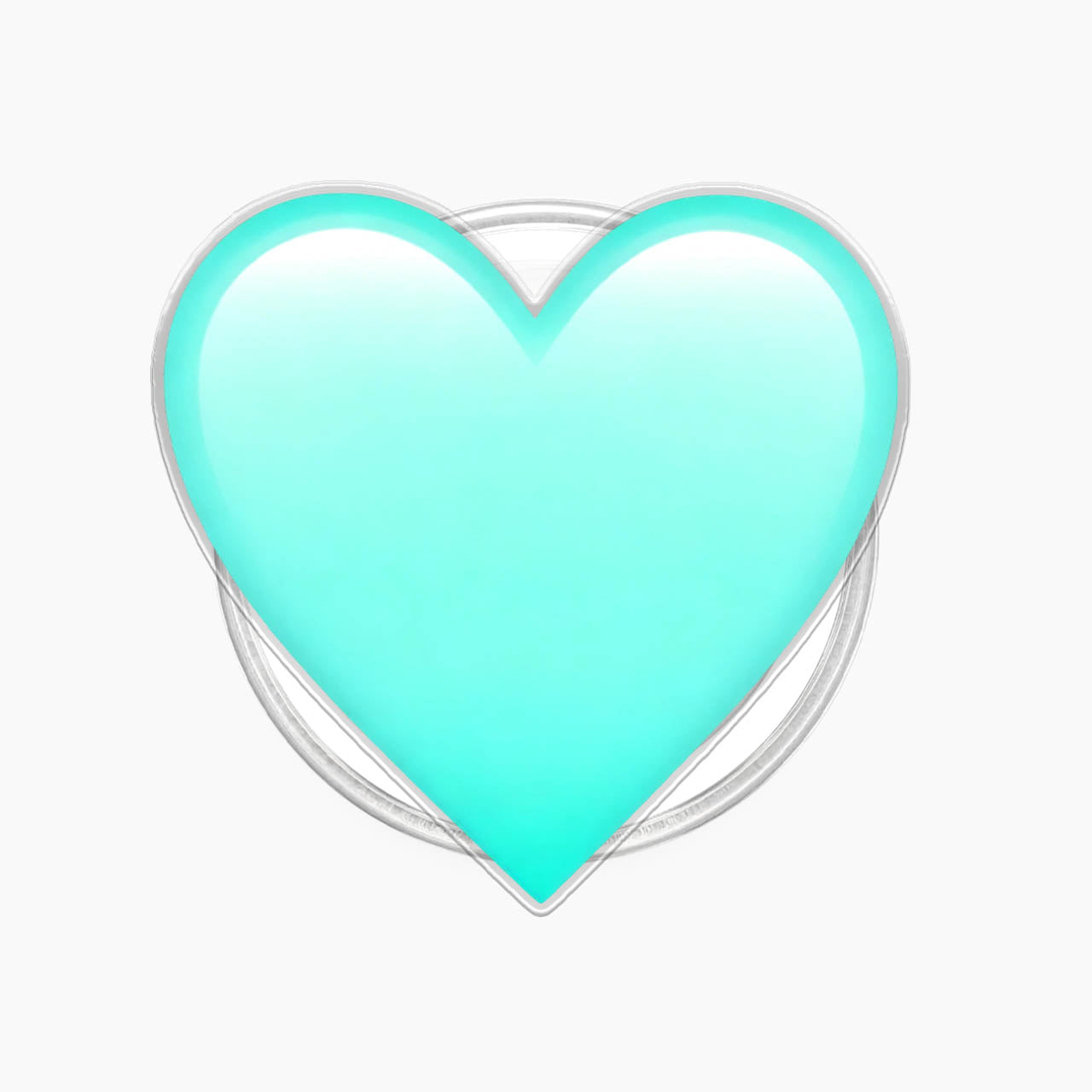 Aqua Dream Heart Magnetic Phone Grip Holder Jellypine