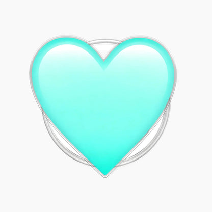 Aqua Dream Heart Magnetic Phone Grip Holder Jellypine
