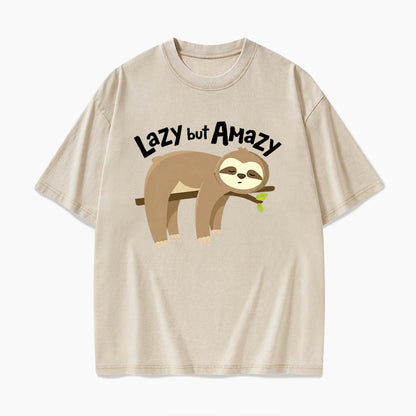Lazy but Amazy Washed Tees