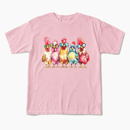 Funny Farmer Chicken T Shirts