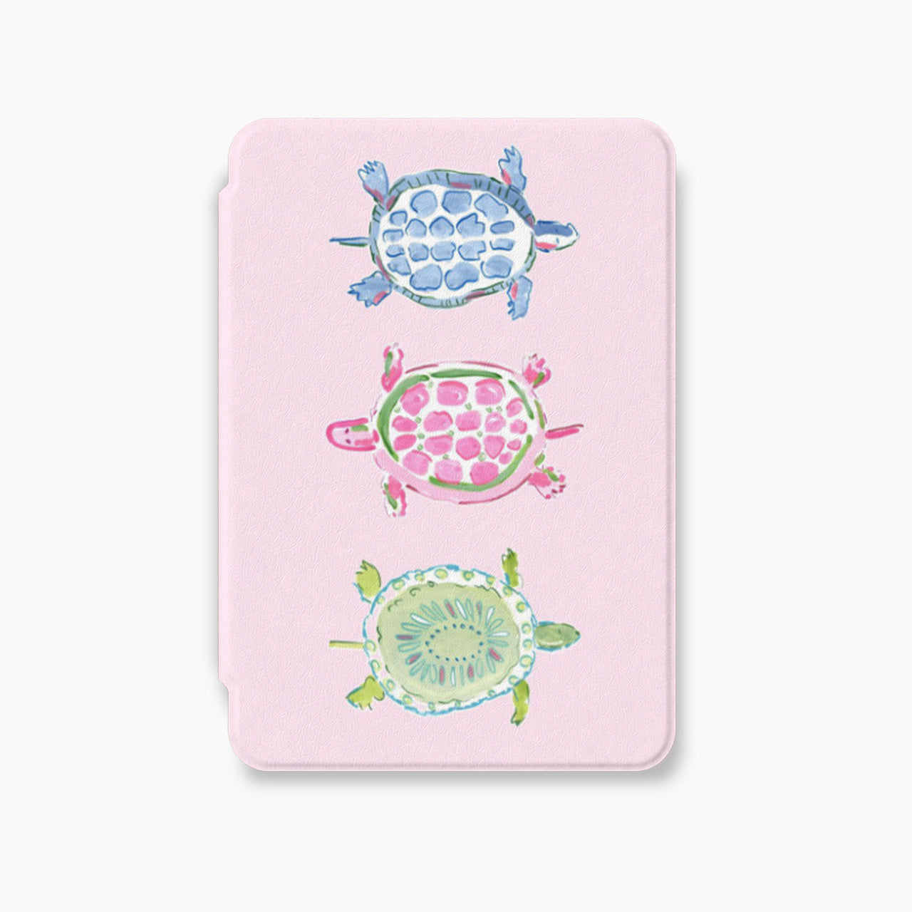 Pastel Turtle Parade Kindle Case