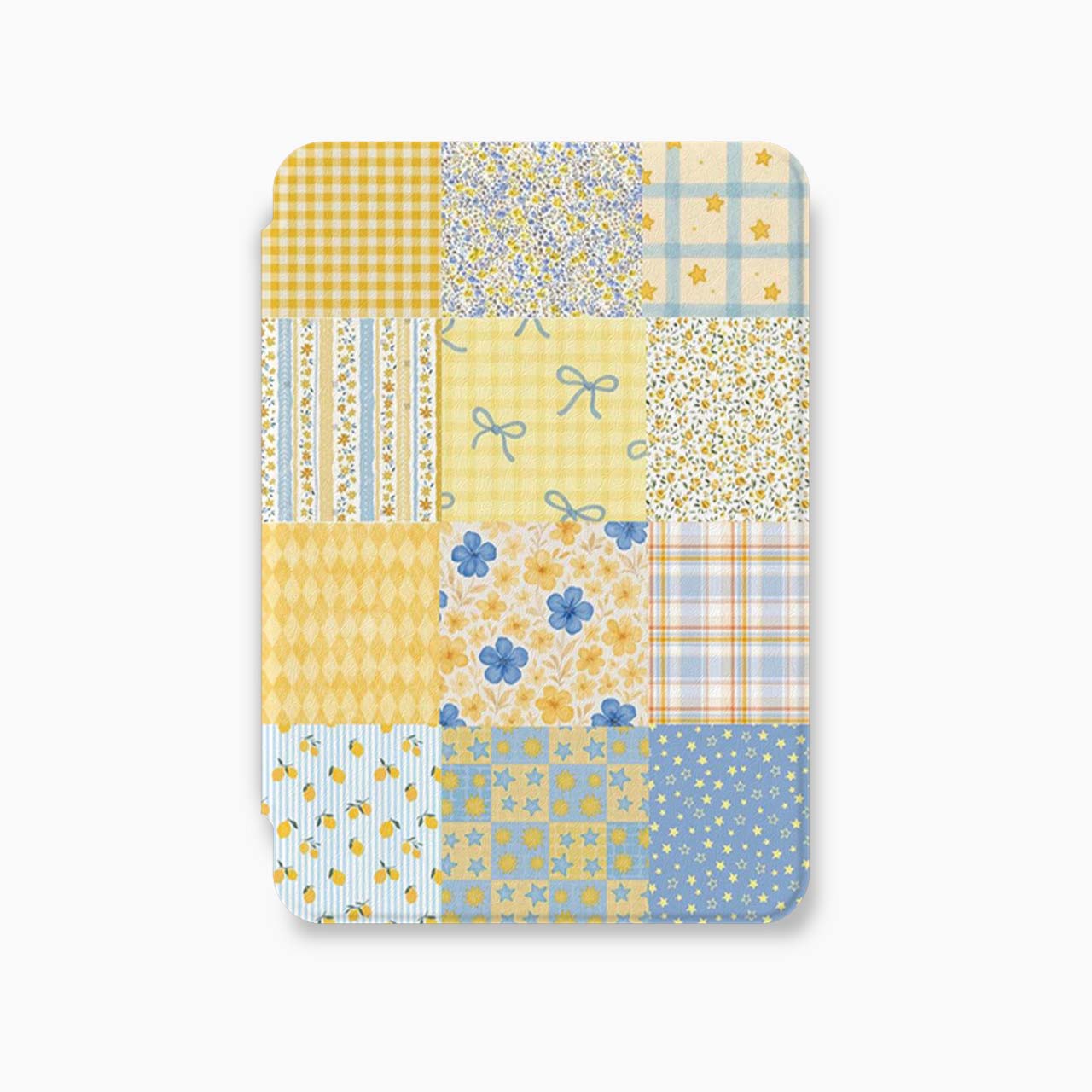 Sunny Blue Patchwork Kindle Case