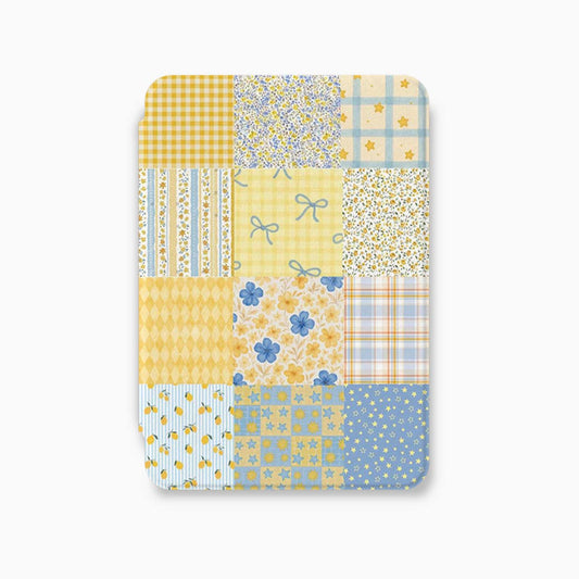 Sunny Blue Patchwork Kindle Case