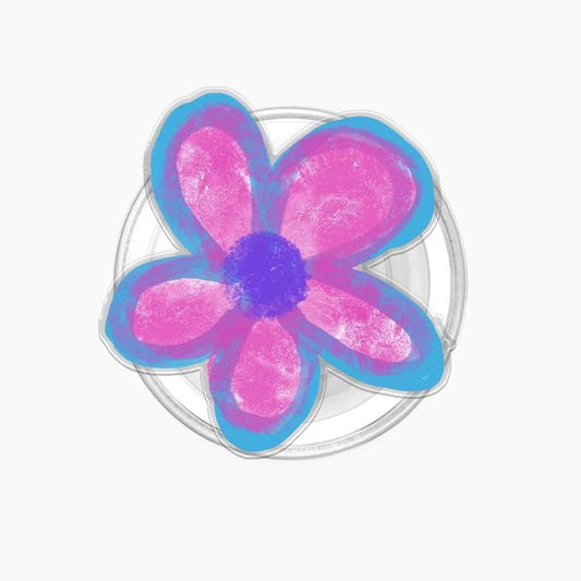 Neon Crayon Flower Magnetic Phone Grip Holder Jellypine