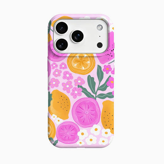 Pink Citrus Garden Phone Case