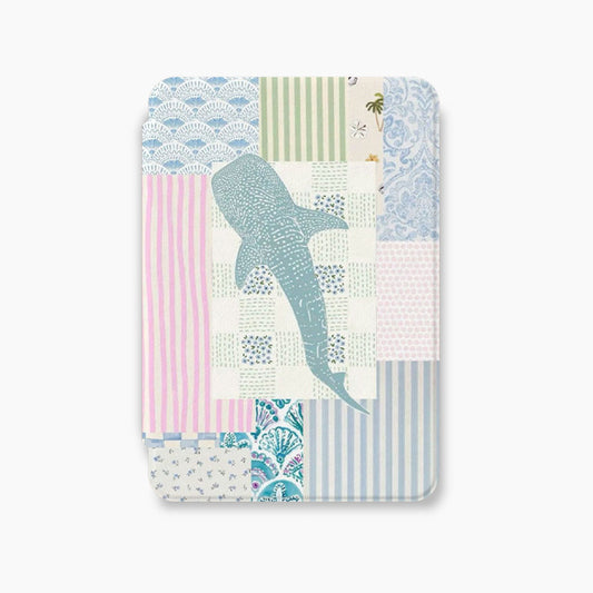 Ocean Quilt Whale Kindle Case