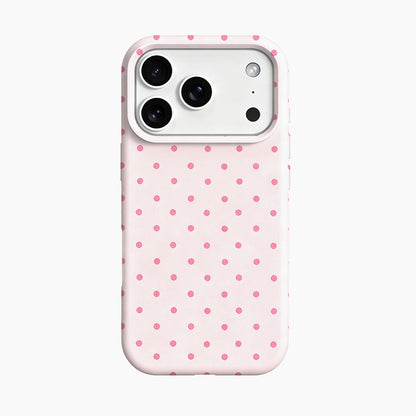 Soft Pink Polka Dot Sunny Lemon Dots Phone Case