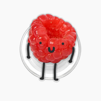 Happy Raspberry Magnetic Phone Grip Holder Jellypine