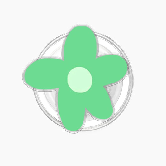 Green Flower Magnetic Phone Grip Holder Jellypine