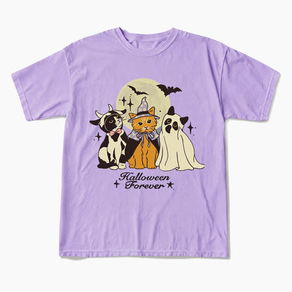 Cute Cats Costume Pumpkin Halloween T Shirts