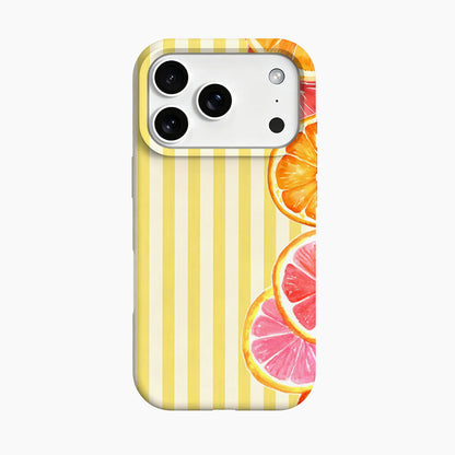 Citrus Sunshine Stripe Phone Case