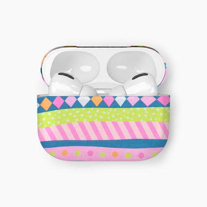 Candy Carnival Stripes Earphone Case