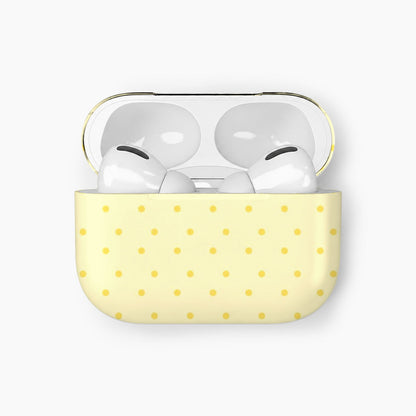 Sunny Lemon Dots Earphone Case