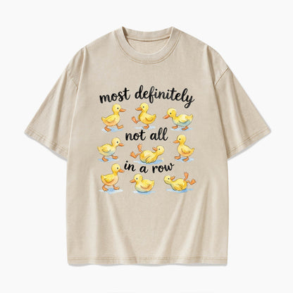 Not In A Row Washed Tees