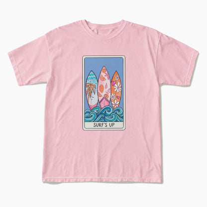 SURFS UP Tarot Card T Shirts