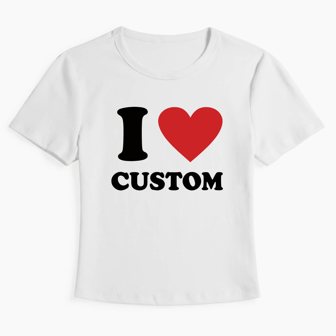 I Love Custom Baby Tee