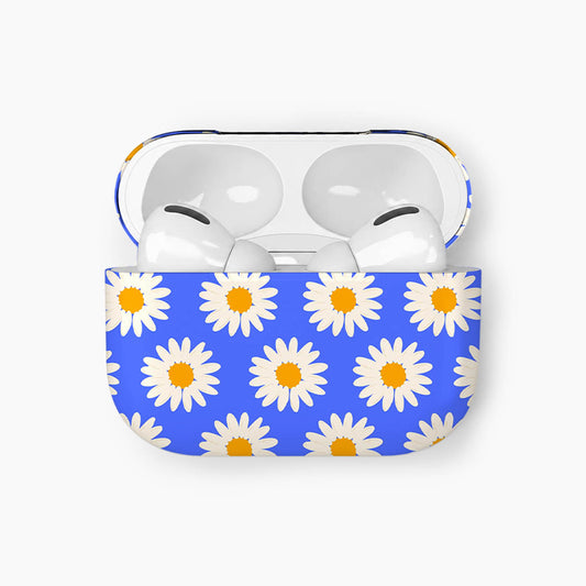 Blue Sky Daisy Earphone Case