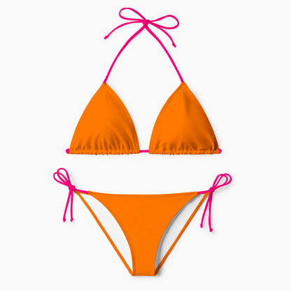 Sunset Glow Print Bikini Set