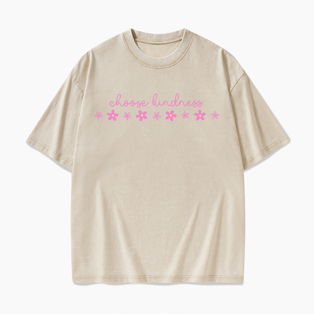 Choose Kindness Motivational Washed Tees